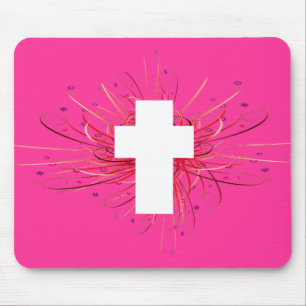 JOY! in the Cross Mouse Mat