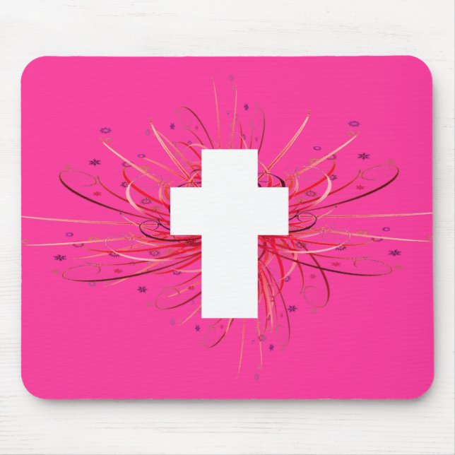 JOY! in the Cross Mouse Mat (Front)