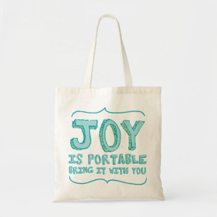 Joy is Portable Bag in Seafoam green