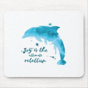 Joy is the ultimate rebellion mouse mat