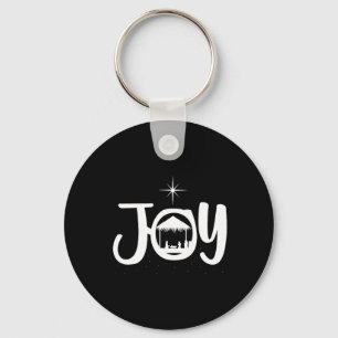 Joy Jesus Nativity Scene Cool Christmas Xmas Chris Key Ring