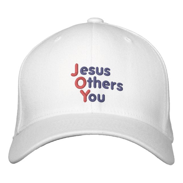 JOY Jesus Others You Customise It Embroidered Hat (Front)