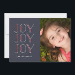 JOY JOY JOY  Christmas Holiday Card<br><div class="desc"></div>