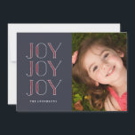 JOY JOY JOY  Christmas Holiday Card<br><div class="desc"></div>