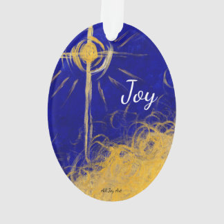 Joy "Joyous Star" Ornament by All Joy Art