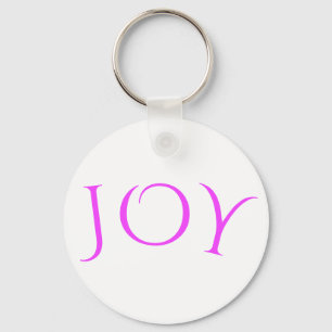 Joy Keychain - Custom Text, Font, Colour, Size