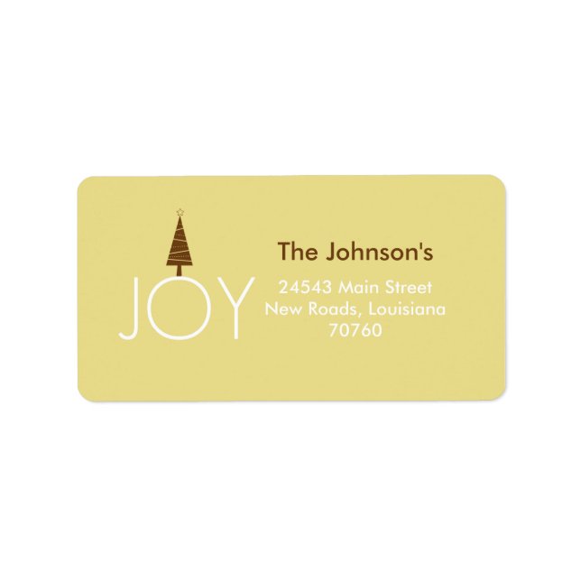Joy Label (Front)