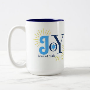 JoY logo Two-Tone Coffee Mug