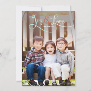 Joy & Love Holiday Photo Cards