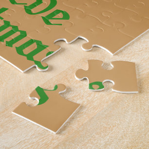 Joy, Love, Peace, Believe, Christmas Jigsaw Puzzle