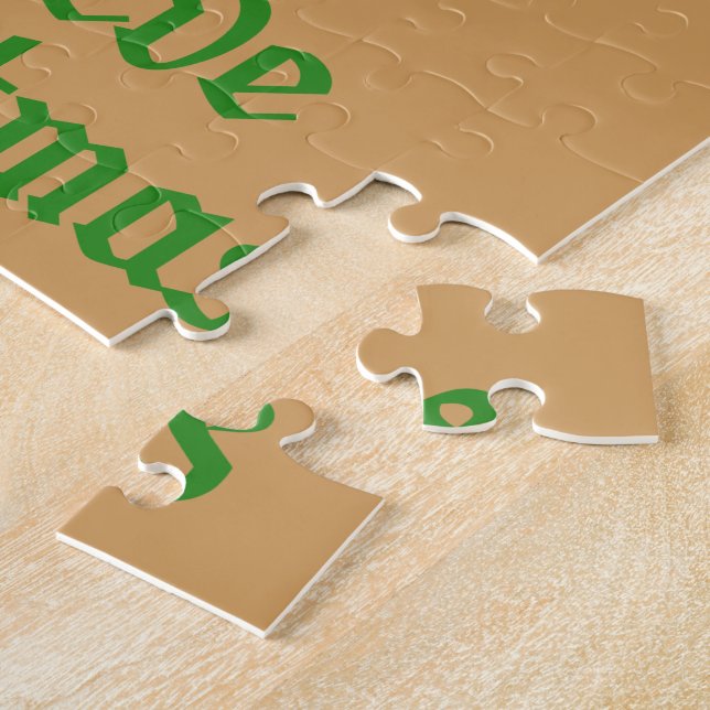 Joy, Love, Peace, Believe, Christmas Jigsaw Puzzle (Side)