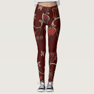 JOY LOVE PEACE FAMILY CHRISTMAS CELEBRATION LEGGINGS