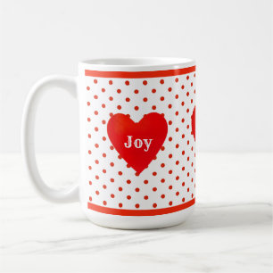 Joy Love Yoga Heart Coffee Mug