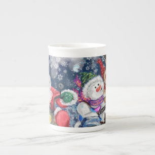 Joy - Merry Christmas Bone China Mug