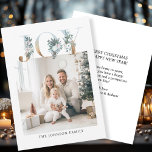 JOY-Merry Christmas!   Modern, simple photo  Holiday Card<br><div class="desc">Customer specific "Joy-Merry Christmas" photo holiday card. Modern & simple for paper and digital lovers in print and download.</div>