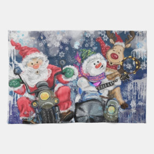 Joy - Merry Christmas - Tea Towel