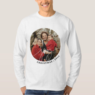 Joy Minimalist Family Christmas 2024 Holiday gift T-Shirt