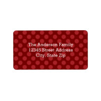 Joy Mod Dots - Address Label