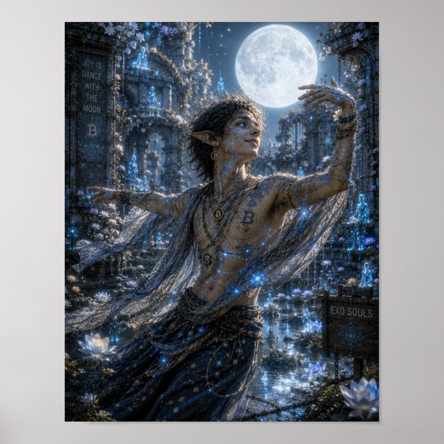 Joy / Moon Dancer / Lunar Garden Poster (Front)