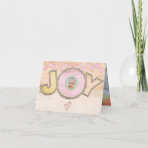 JOY. Newborn Girl Announcement