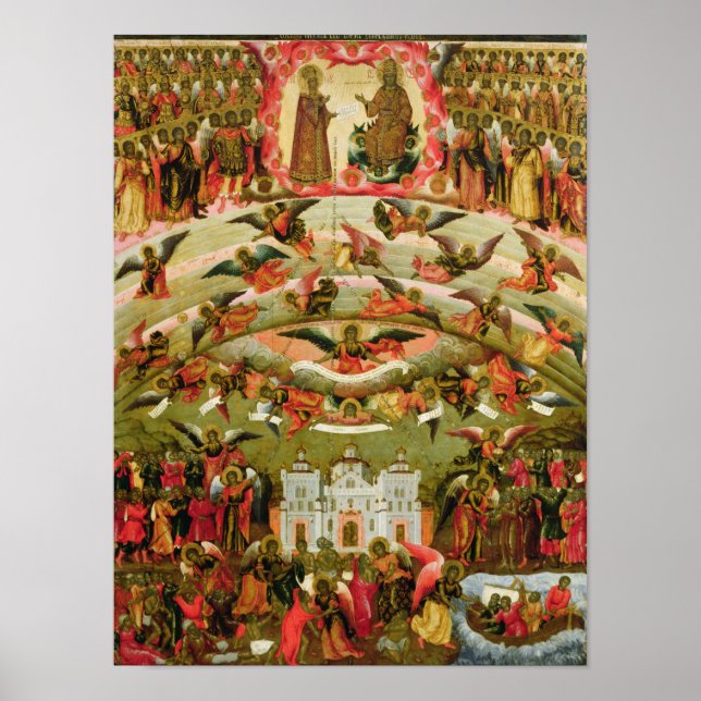 Joy of all who Sorrow Virgin, 1707 Poster (Front)