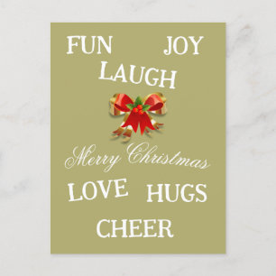 Joy of Christmas Postcard