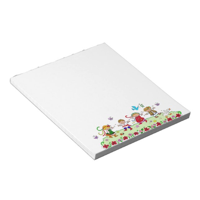 Joy of Dancing Ukrainian Folk Art Notepad (Angled)