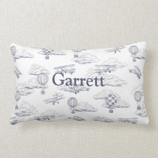 Joy of Flight - Vintage Aviation Lumbar Cushion