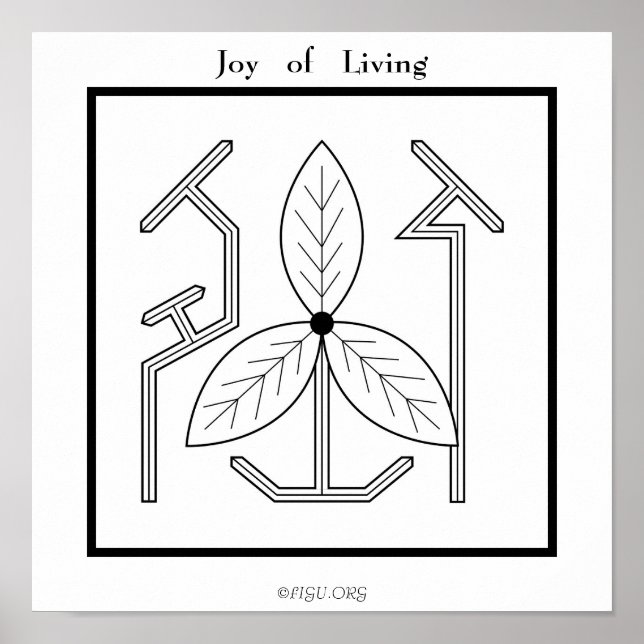 Joy of Living  Poster (Front)