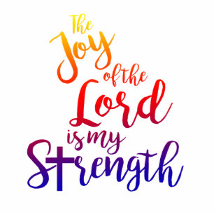 Joy of the Lord rainbow magnet Photo Sculpture Magnet