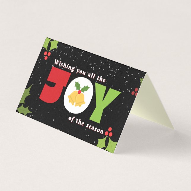 Joy Of The Season 25 Pack Christmas Cards (Front)