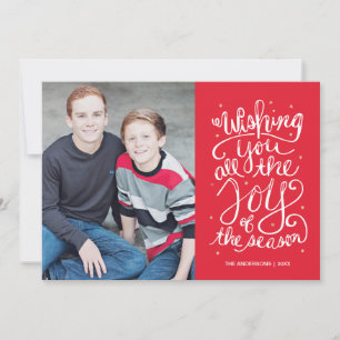 Joy of the Season Holiday Photo Card