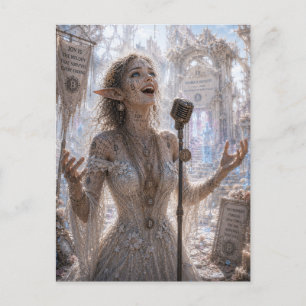 Joy / Opera Singer / Ruins of the Registry Office Postcard