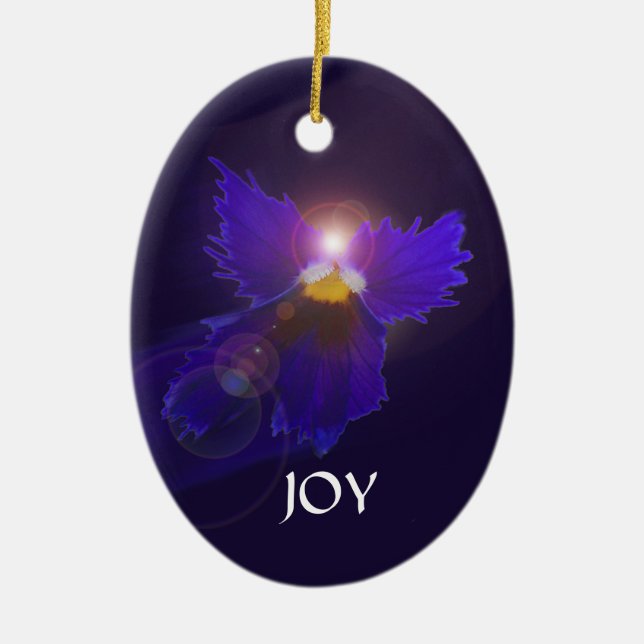 Joy & Peace Angel Ornament (Front)