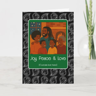Joy Peace Love - Add Your Photo Card