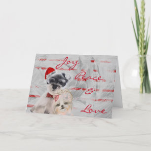 “Joy Peace & Love” Christmas Greeting Card