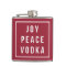 Joy Peace Vodka | Red & White Funny Holiday