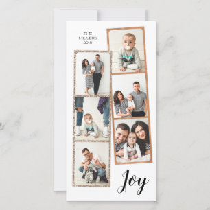 Joy   Photo Booth Film Strip Collage   Holiday