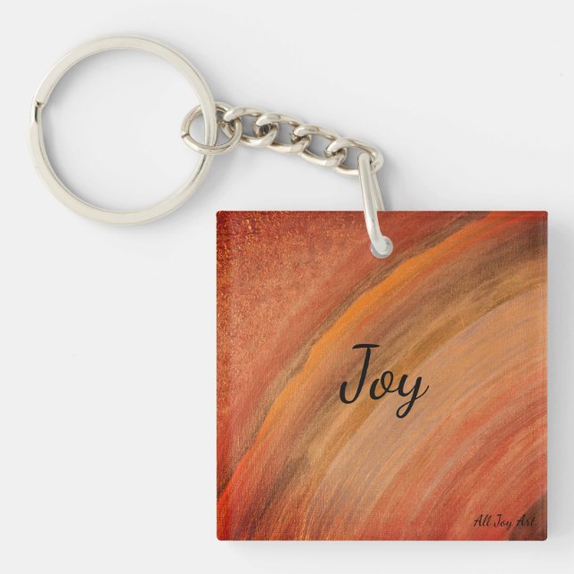 Joy "Precious Time" Keychain by All Joy Art (Front)