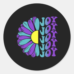 Joy Prevention Suower Classic Round Sticker