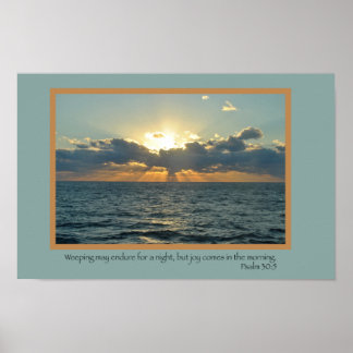 Joy (Psalm 30:5) Poster