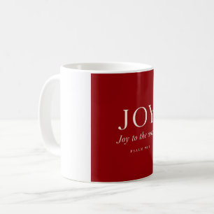 JOY Psalm 98:4 Christmas Gift Coffee Mug