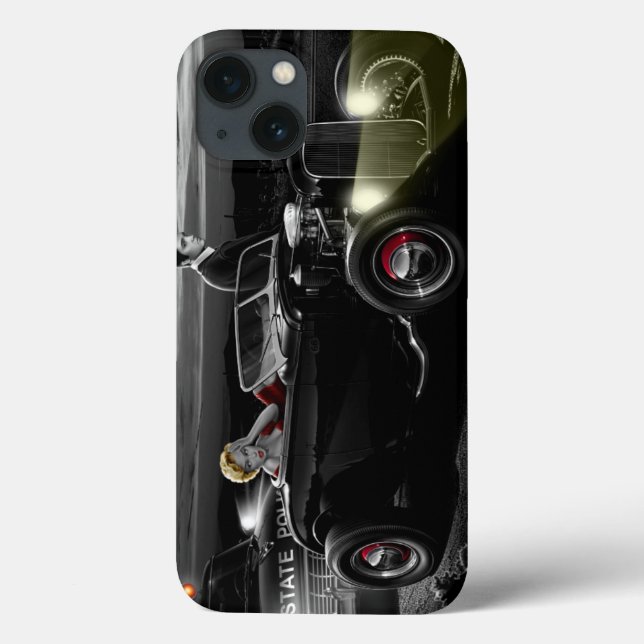 Joy Ride B&W Case-Mate iPhone Case (Back)