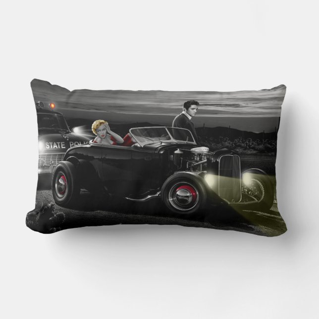 Joy Ride B&W Lumbar Cushion (Front)