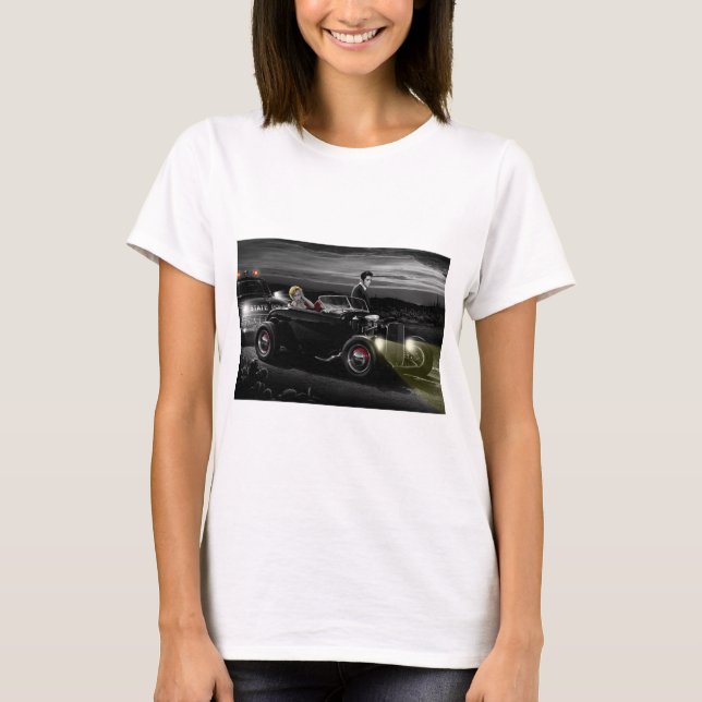 Joy Ride B&W T-Shirt (Front)