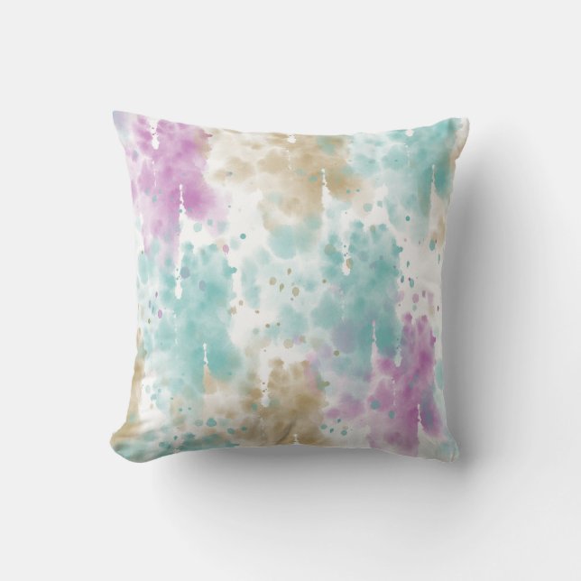 Joy Rises from the Soul Abstract Cushion (Front)