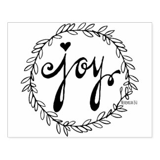 JOY | rubber stamp