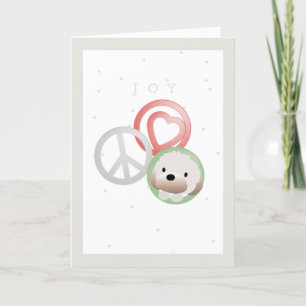 Joy Shihtzu Holiday Card