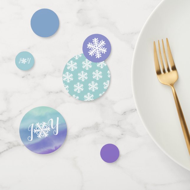 Joy Snowflake Confetti (Group)