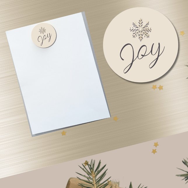 Joy Snowflake Holiday Magnet (Creator Uploaded)